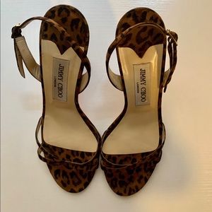 Jimmy Choo Leopard Sandals